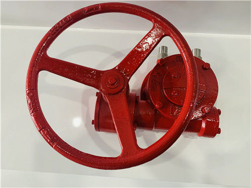 Handwheel βαλβίδων IP67 υγρού και αερίου Drive συσκευή κιβωτίων ταχυτήτων